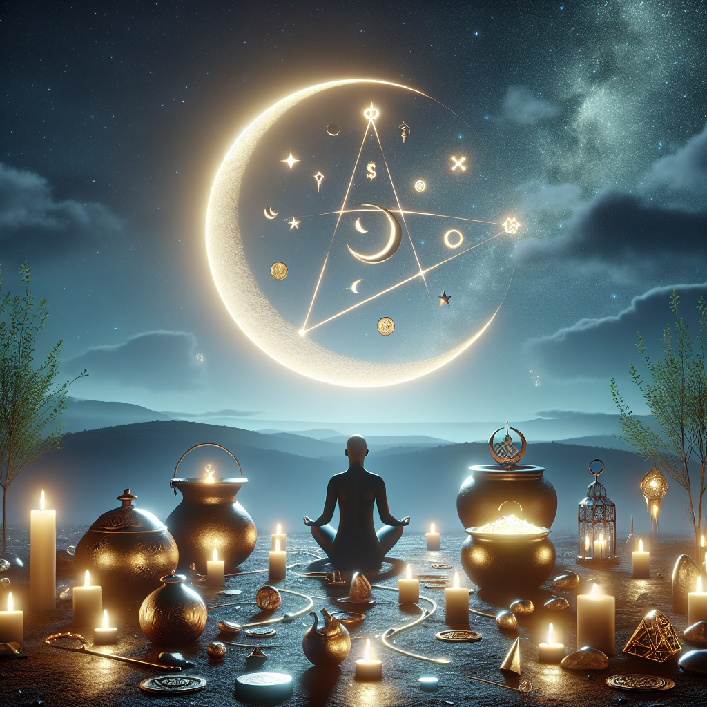 How to Manifest Wealth with New Moon Rituals